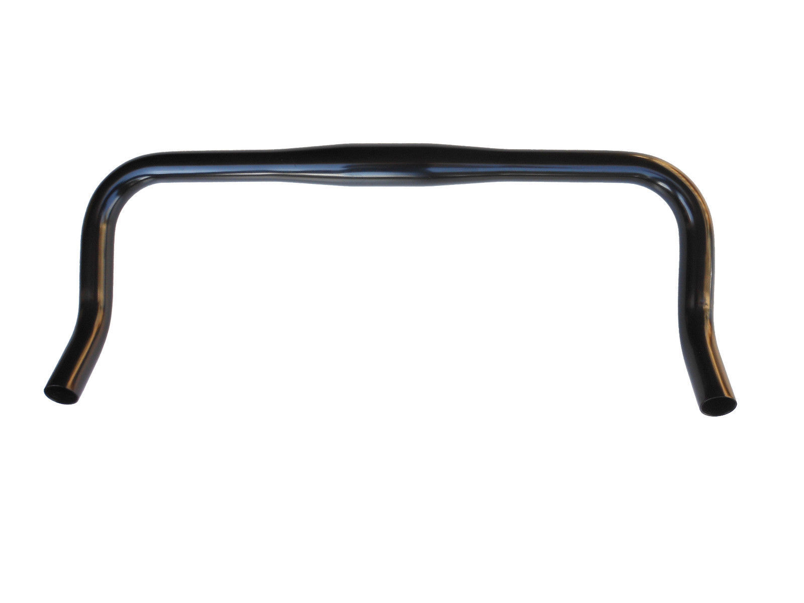 Handlebar Alloy Flat Bull Horn 44cmmm x 31.8mm LCH HDL140 Black Ducas