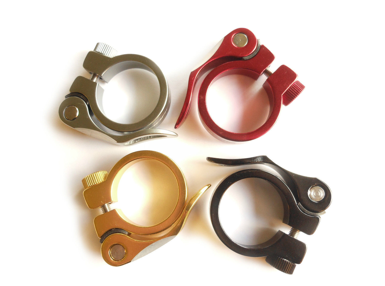 Seat Post Clamp Quick Release CNC Alloy 34.9mm CC617N Dorcus