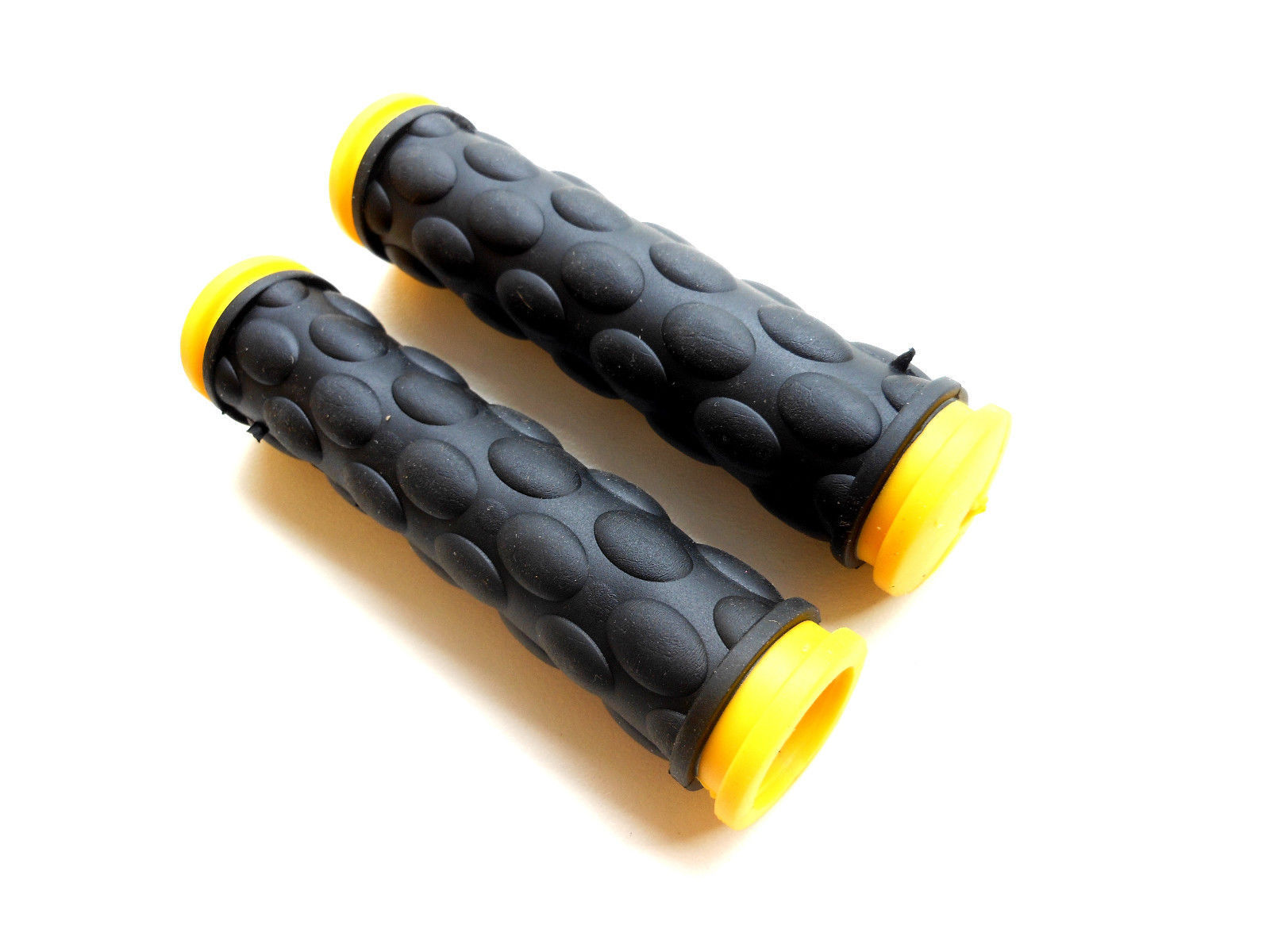 yellow bike grips