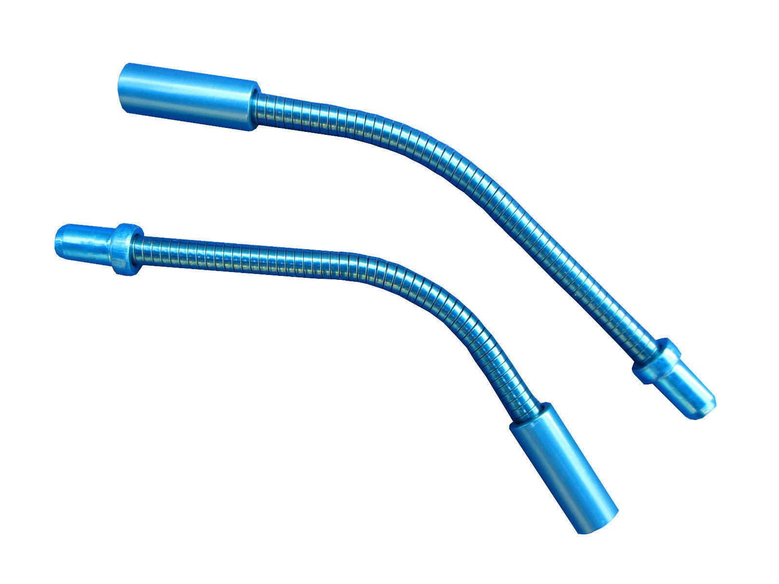 Brake Pipe Flexible Pair for VBrakes Anodised Dorcus Blue