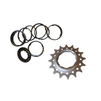 Conversion Kit Single Speed 16T x 3/32 x 8mm wide Crmo for Shimano/Sram 7-11 Spd
