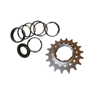 Conversion Kit Single Speed 18T x 3/32 x 8mm wide Crmo for Shimano/Sram 7-11 Spd
