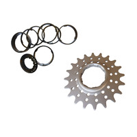 Conversion Kit Single Speed 20T x 3/32 x 8mm wide Crmo for Shimano/Sram 7-11 Spd