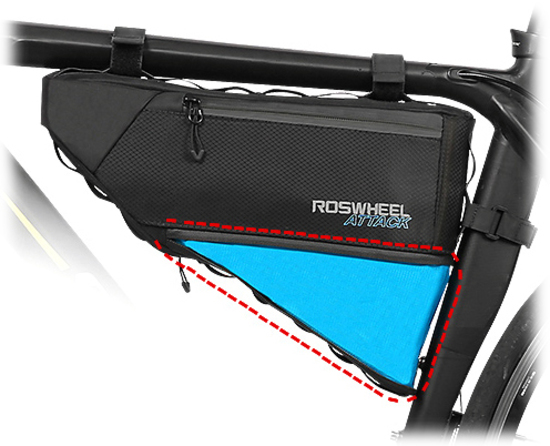 Roswheel attack on sale frame bag
