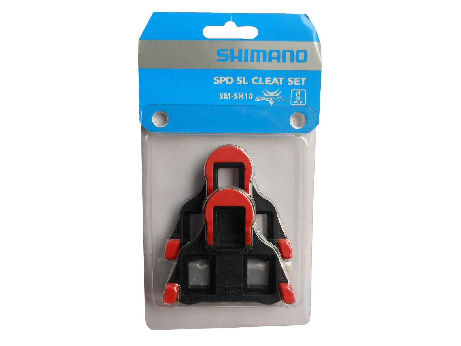 Cleats Pair Genuine Shimano SPDSL Red 0 Degree Float SMSH10