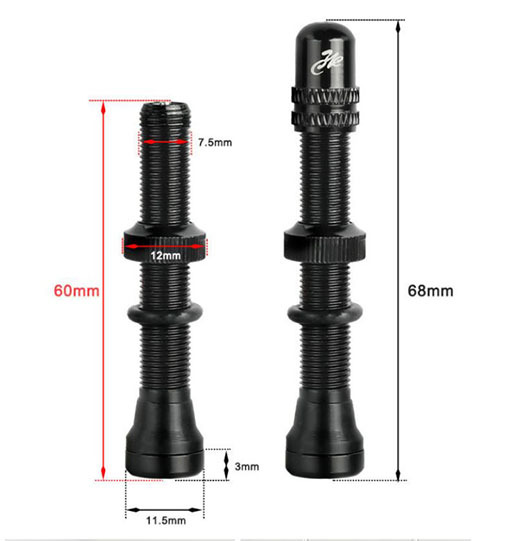60mm schrader sales valve