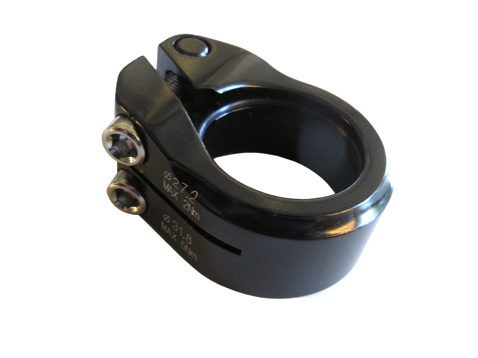 ENIX 31.8mm Aluminum Seatpost Clamp For Rack Mounts - Black