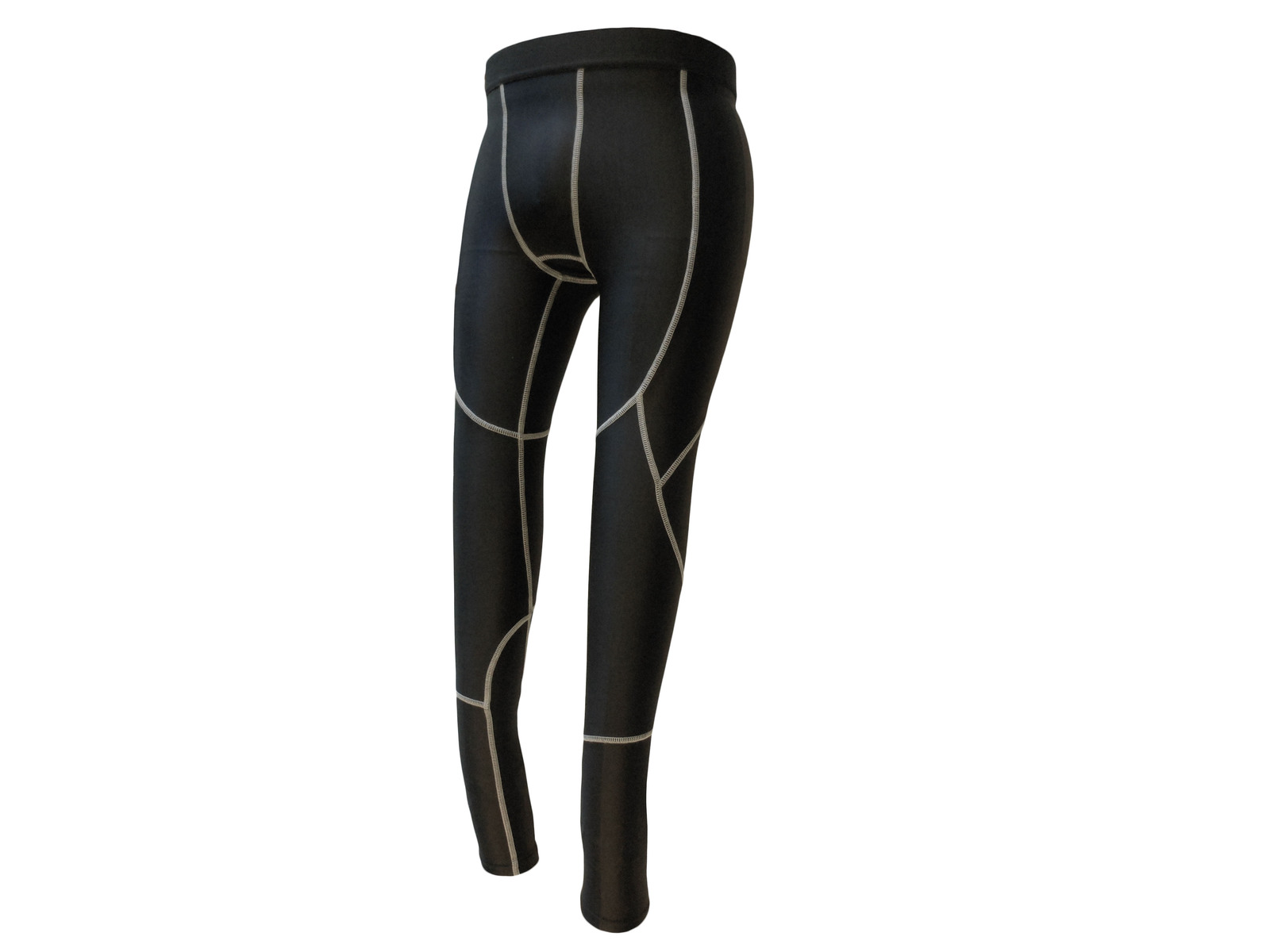 SPAKCT Black Men Compression Cycling Pants Tights Trousers Shorts with Padded