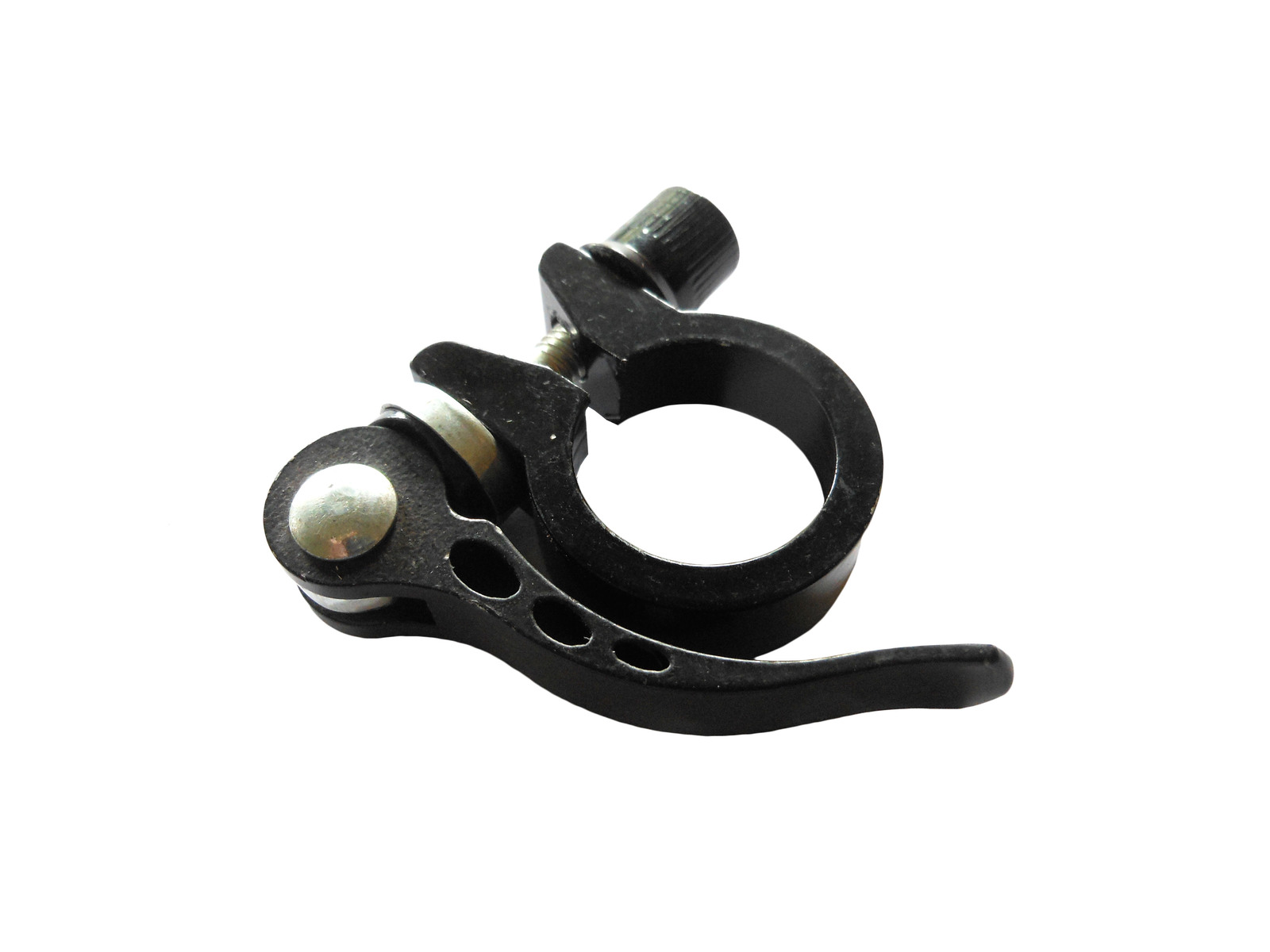 Seat Post Clamp Anodised 25.4mm Quick Release LCQ102 Black Celt