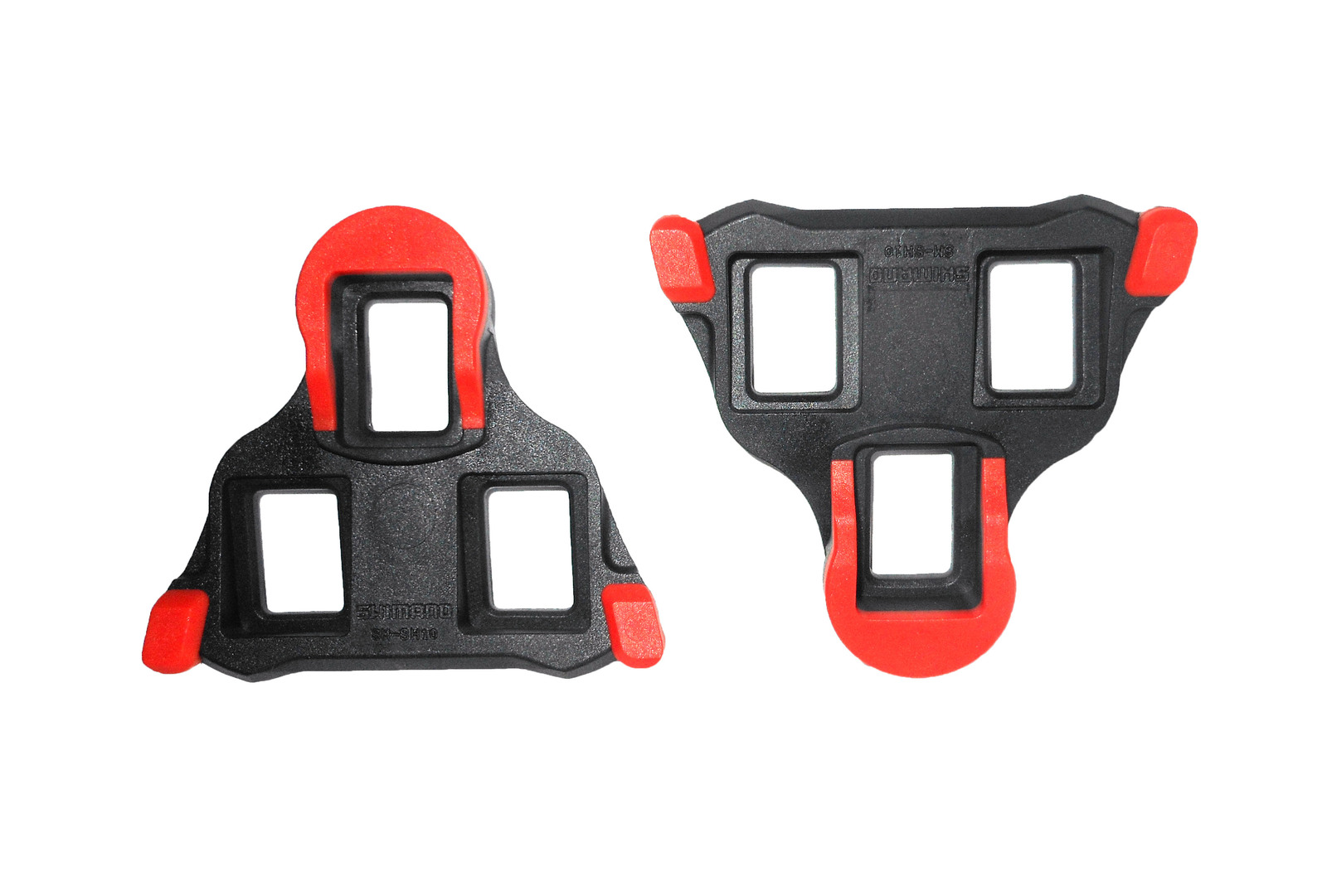 Cleats Pair Genuine Shimano SPDSL Red 0 Degree Float SMSH10