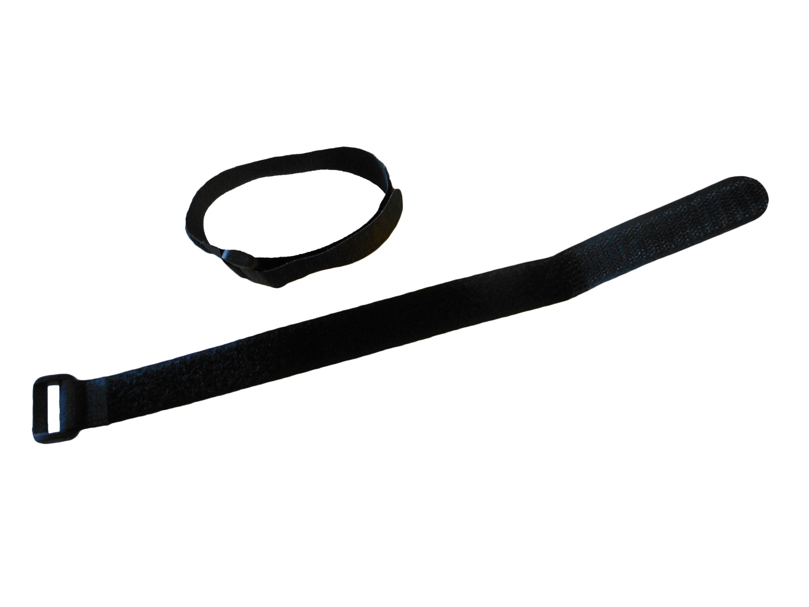 Mounting Straps Hook & Loop 26cm x 2cm (Pair) Black Deemont