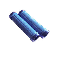 Grips Bicycle MTB Locking Cycling Saint Soft Feel 10005 Blue