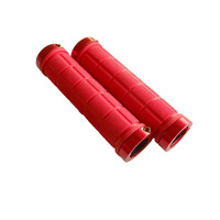 Grips Bicycle MTB Locking Cycling Saint Soft Feel 10005 Red