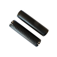 Grips Bicycle MTB Cycling Synthetic Leather Locking Black Saint 10038