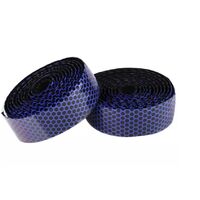 Handlebar Tape Self Stick EVA Silicone Honeycomb Blue GH084