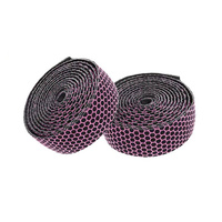 Handlebar Tape Self Stick PU Silicone Honeycomb Pink 