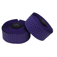 Handlebar Tape Self Stick PU Silicone Honeycomb Purple GH084