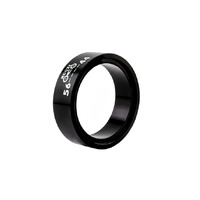 Headset Reducer Aluminium Anodised 56mm to 44mm 13049 Black