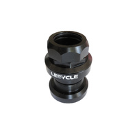 Headset Threaded 1" Black Anodised Alloy Sealed JIS LEBYCLE 