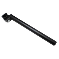 Seat Post Pillar Aluminium 25.4mm x 300mm Sandblast Black Saint 16001