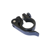 Seat Post Clamp Anodised 28.6mm Quick Release LCS Black