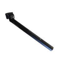 Seat Post Pillar Aluminium 31.6mm x 350mm Black Cansucc/Meijun 16026
