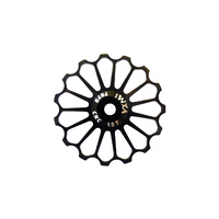 Jockey Wheel Shimano/Sram Type D/R 15T T7075 4/5/6mm Ceramic Bearing VXM Black