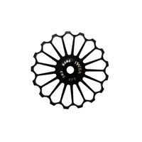Jockey Wheel Shimano/Sram Type D/R 17T T7075 4/5/6mm Ceramic Bearing VXM Black