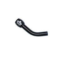 Derailleur Cable Guide Pipe 45 Degree Aluminium Black 