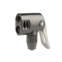 Dual Pump Head suits Presta and Schrader Plastic with lever lock.