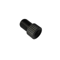 Valve Adaptor Presta to Schrader Aluminium Anodised Black 23003-BL