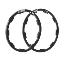 Cassette Spacers Pair 10 Speed Cassette to 11 Speed 1.85mm & 1.00mm Muqzi Black
