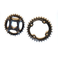 Chainrings for MTB 1x Used 1 x 32T and 1 x 30T with GXP Spider and Titanium Bolts