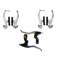 Brake Calipers and Levers Alloy MTB Linear Pull (V-Brake) Alhonga 110mm Silver