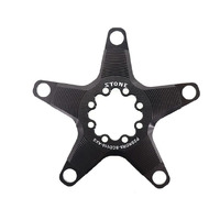 Crank Spider Adaptor Stone AL7075 - suit Sram AXS 8 bolt cranks 110BCD Black