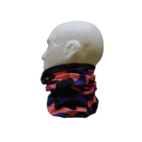 Neck/Face Non-Thermal Tube Bandana Polyester Pink/Purple Blotch