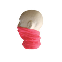 Neck/Face Non-Thermal Tube Bandana Polyester Pink