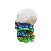 Neck/Face Non-Thermal Tube Bandana Polyester Rainbow Swirl