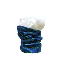 Neck/Face Non-Thermal Tube Bandana Polyester RAM Navy/Green
