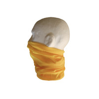 Neck/Face Non-Thermal Tube Bandana Polyester Yellow