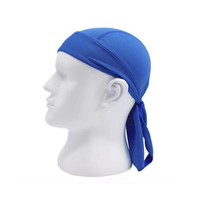 Bandana Micro Mesh Tie Up Blue