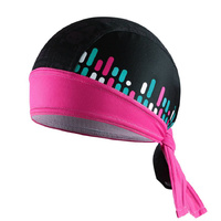 Bandana Micro Mesh Pink/Black Patterned Cheji