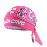 Bandana Micro Mesh Skull Racing Pink Cheji