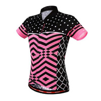 Jersey Womens Short Sleeve Wosawe Pink/Black Medium