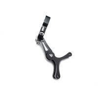 Bottle Bidon Double Seat Cage Bracket Adjustable Anodised Black Bevato BCA-303