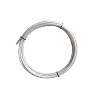 Brake Cable Set MTB with Teflon Stainless inners Mars One Braided Silver