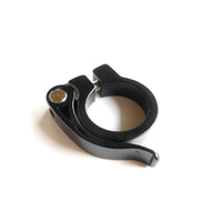 Seat Post Clamp Quick Release/Tyre Lever Alloy 31.8mm or 34.9mm Bev BCN108 