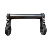 Handlebar Computer Mount Space Saver Twin Bracket  Carbon/Plastic Black BCN-204