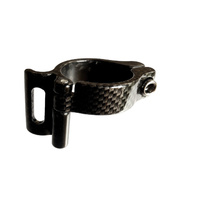 Derailleur Clamp Adaptor Anodised Alloy Carbon Look 31.8 Only BCN210 Clearance
