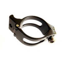 Derailleur Clamp Adaptor Anodised Alloy Skeleton Design 3 Sizes BCN212 Bevato Bk